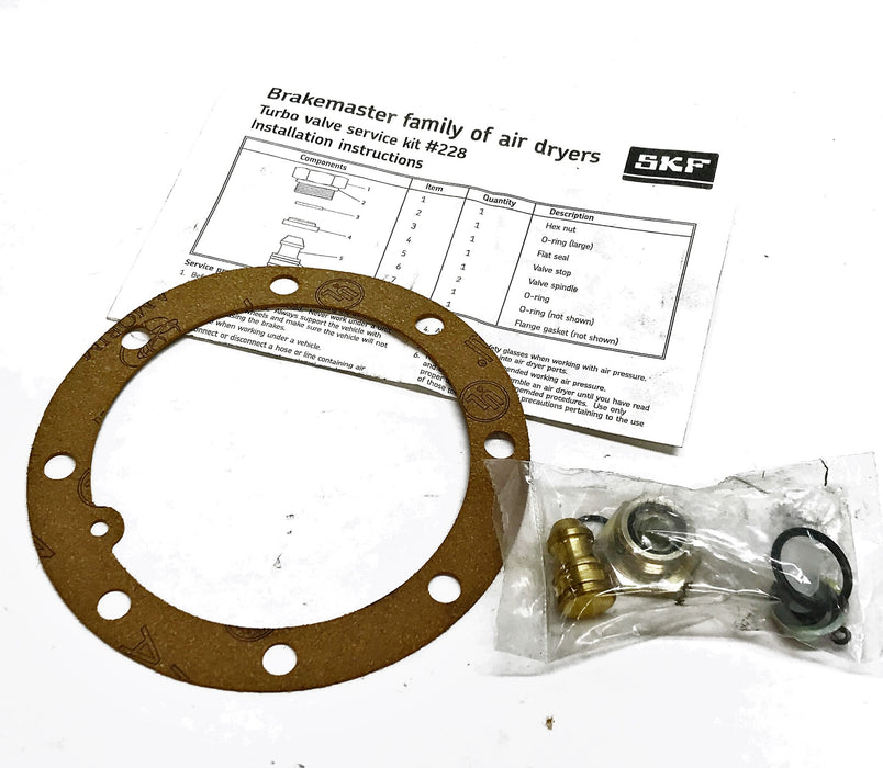 New Flyer/SKF Valve Repair Kit 228 (6326544) NOS