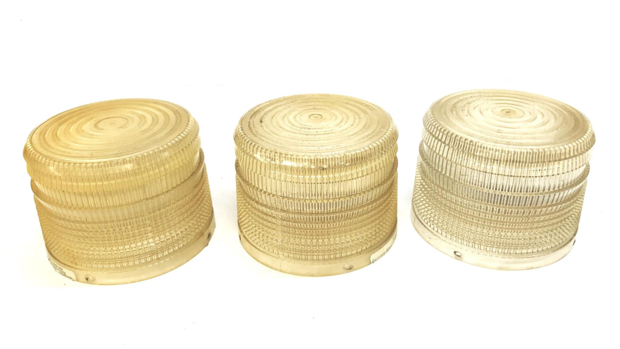 Unbranded 5 inch x 4 inch Clear Dome Lens 111-0074 [Lot of 3] USED