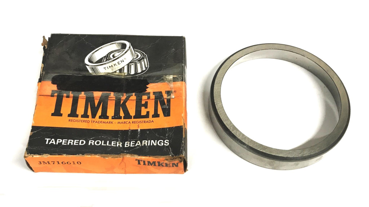 Unbranded (in Timken Box) Tapered Roller Bearing Cup JM716610 NOS
