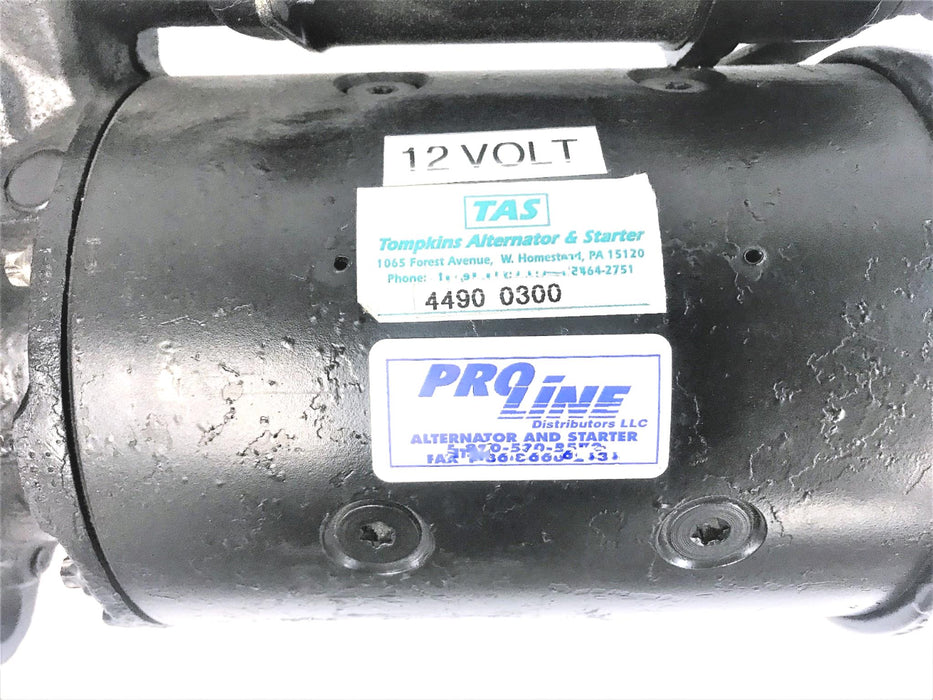 TOMPKINS/PRO-LINE HEAVY DUTY 12V STARTER 6.6 FORD 4490-0300(4490) REMANUFACTURED