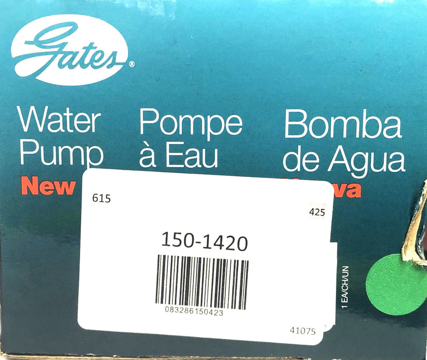 Gates Water Pump 41075 NOS