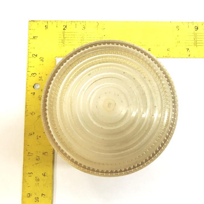 Unbranded 5 inch x 4 inch Clear Dome Lens 111-0074 [Lot of 3] USED