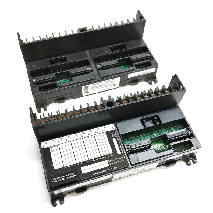 GE/Fanuc Unloaded In/Out Barrier Style Terminal Base IC670CHS001E [Lot of 2]