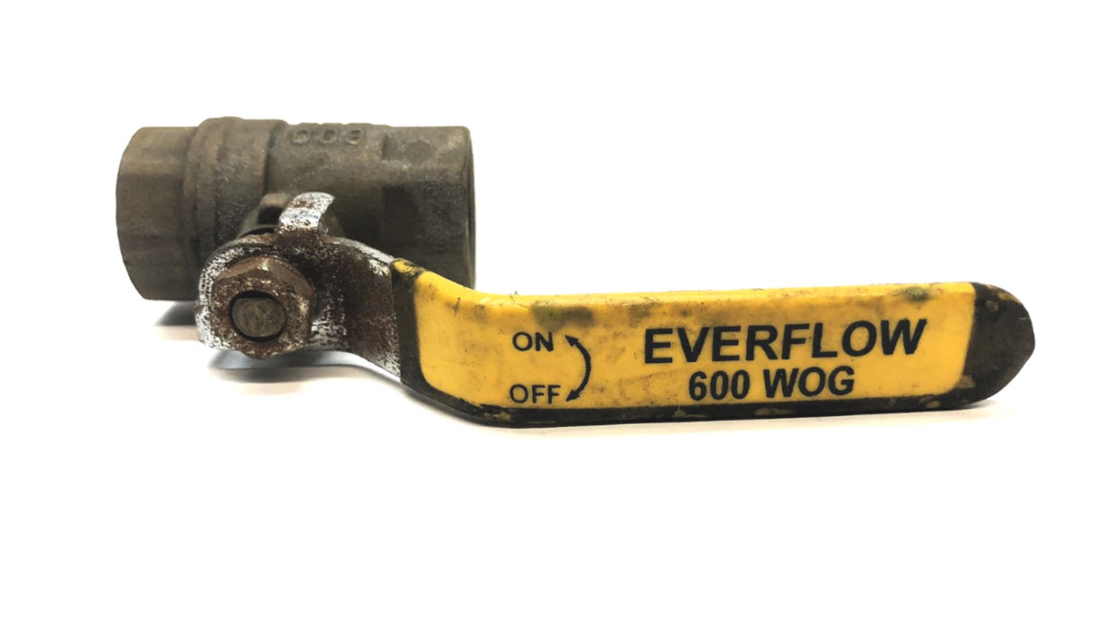 Everflow CSW 3/4 Inch 600WOG Ball Valve 67069000040 [Lot of 3] USED