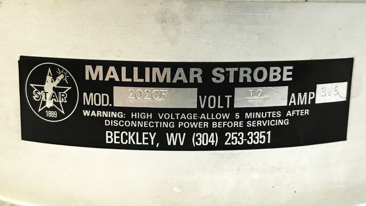 Mallimar Amber Strobe and Lens 202CF USED