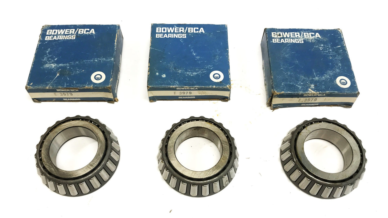 Bower/BCA Tapered Roller Bearing Cone 3979 [Lot of 3] NOS