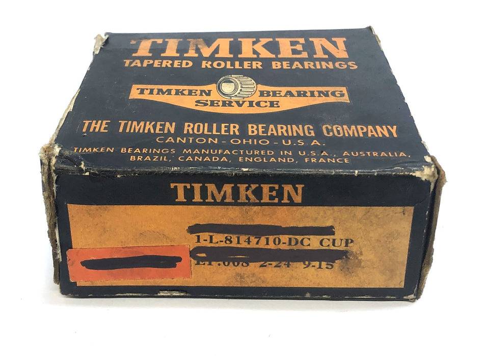 Timken Tapered Roller Bearing Double Cup L814710DC NOS
