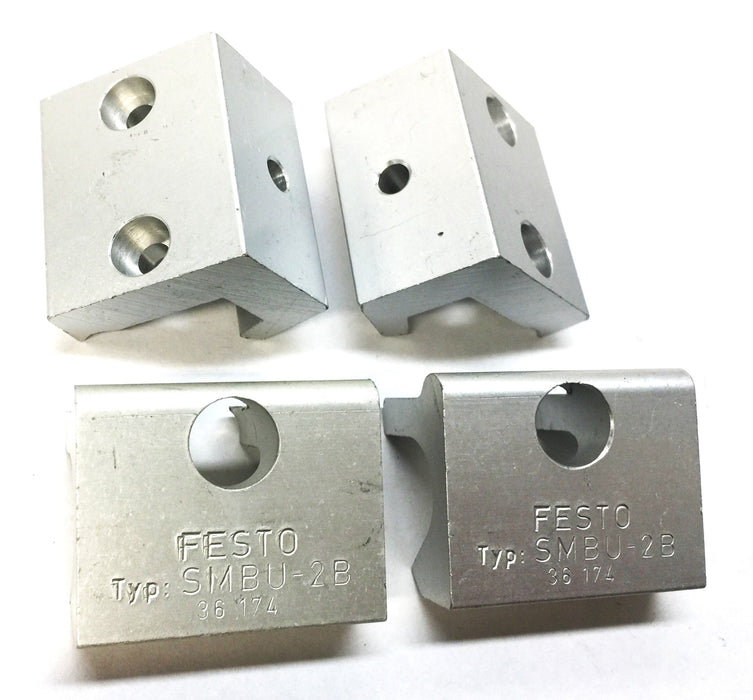 Festo Mounting Bracket (2pcs) SMBU-2B (36174) [Lot of 2] NOS
