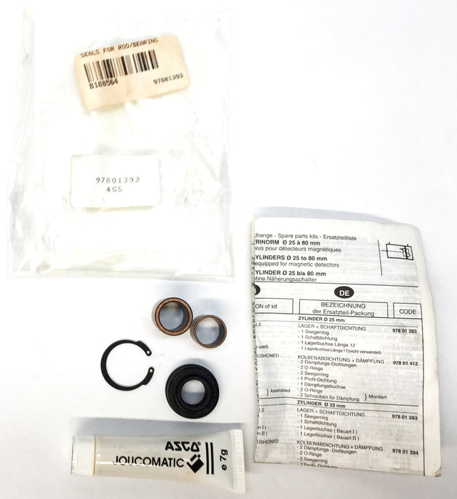 ASCO Seal Kit for Rod/Bearing 97801393 [Lot of 2] NOS