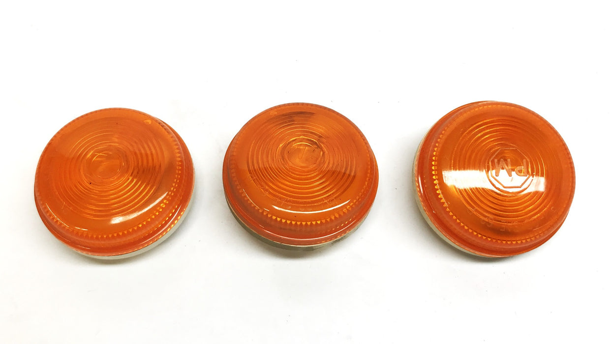 Peterson Amber Clearance Marker Light Assembly 101A12 [Lot of 3] NOS