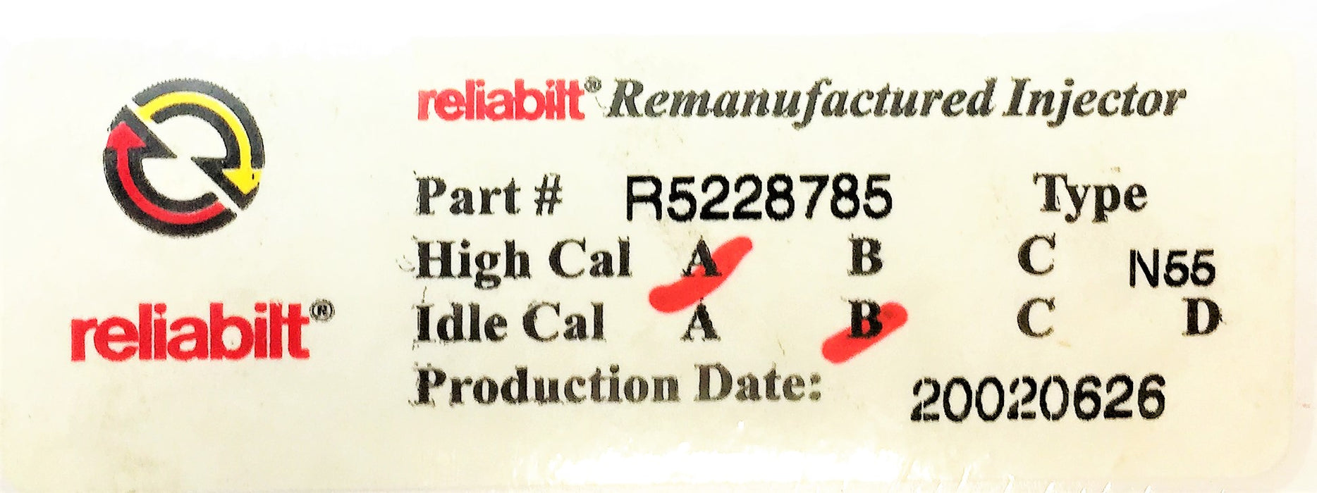 DETROIT DIESEL Fuel Injector (High Cal-A/Idle Cal-B) R5228785 REMANUFACTURED