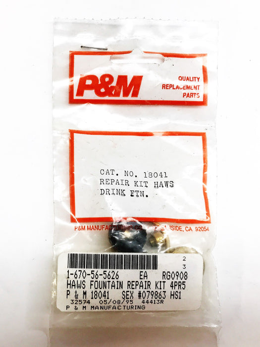 P&M Haws Drinking Fountain Repair Kit 18041 NOS