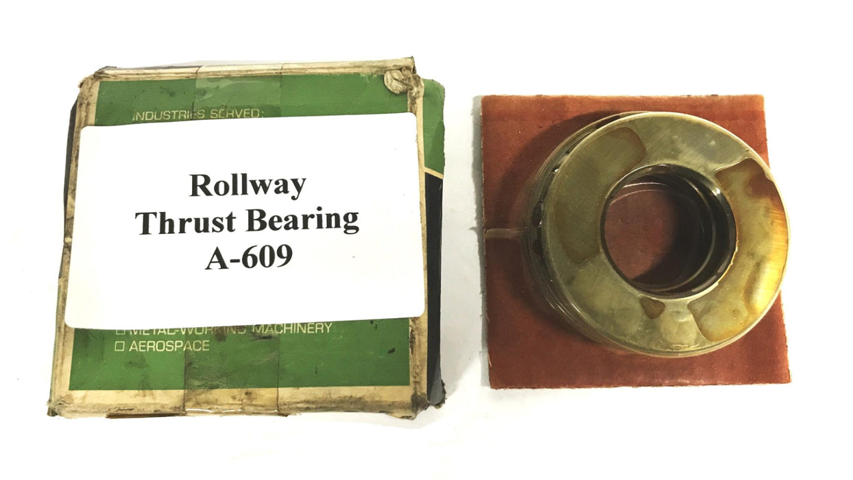 Rollway 3-Piece Thrust Bearing A-609 NOS