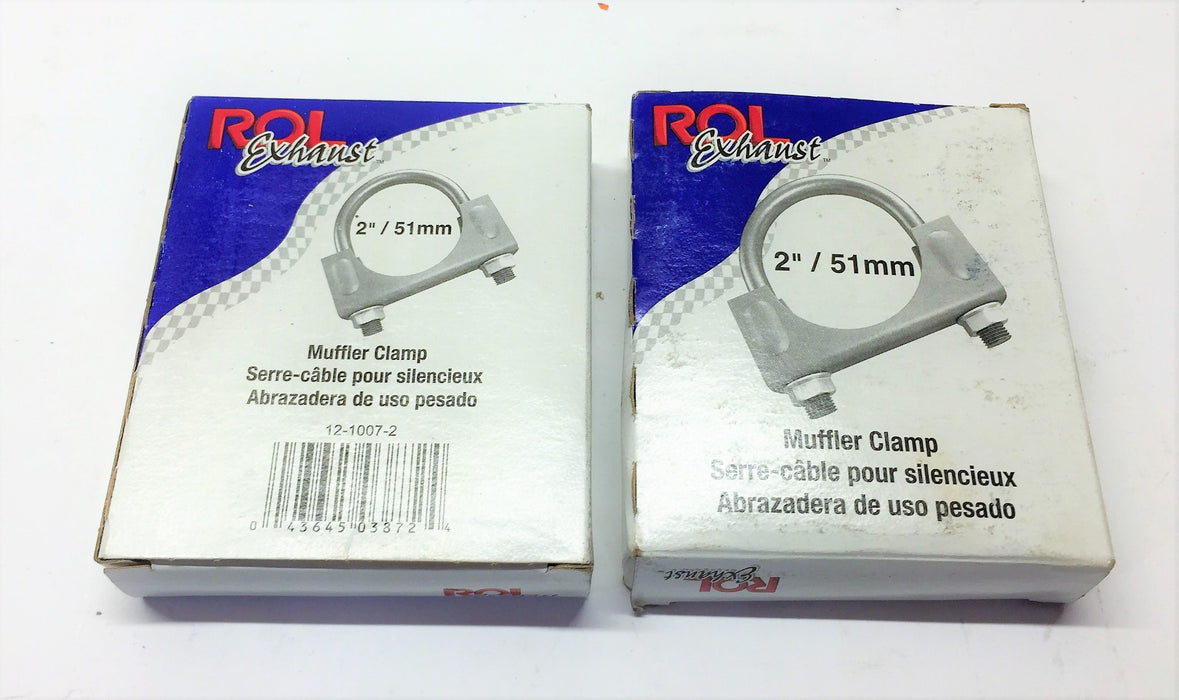 CarQuest/ROL Exhaust 2" Muffler Clamp 517200 [Lot of 2] NOS