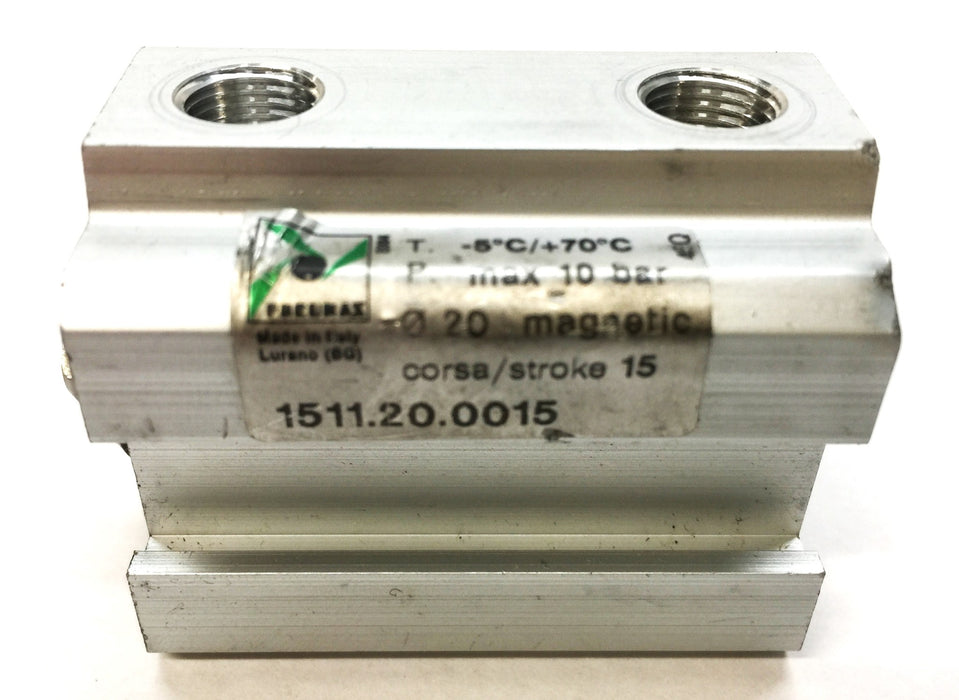 Pneumax Compact Pneumatic Cylinder 1511.20.15 USED