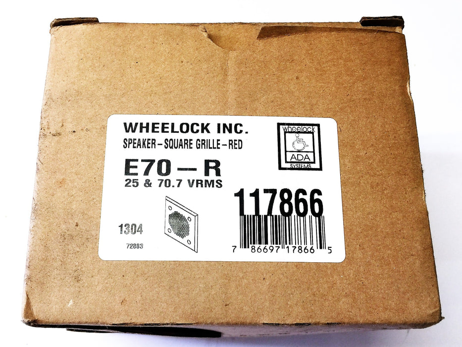 Wheelock E70-R Speaker, Square Grille 117866 NOS