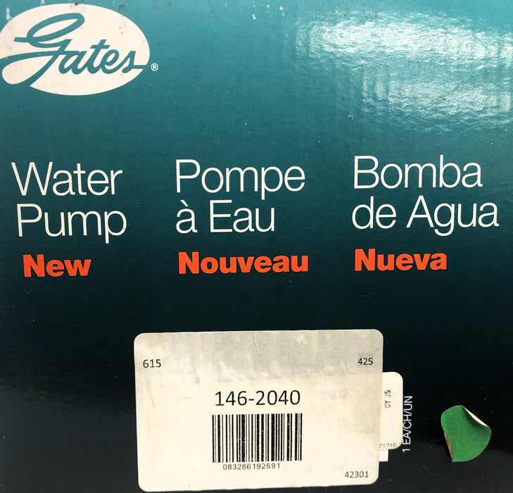 Gates Water Pump 42301 NOS