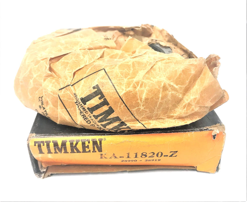 TIMKEN TAPERED ROLLER BEARING & RACE CUP SET KA-11820-Z(28990/28919) NOS