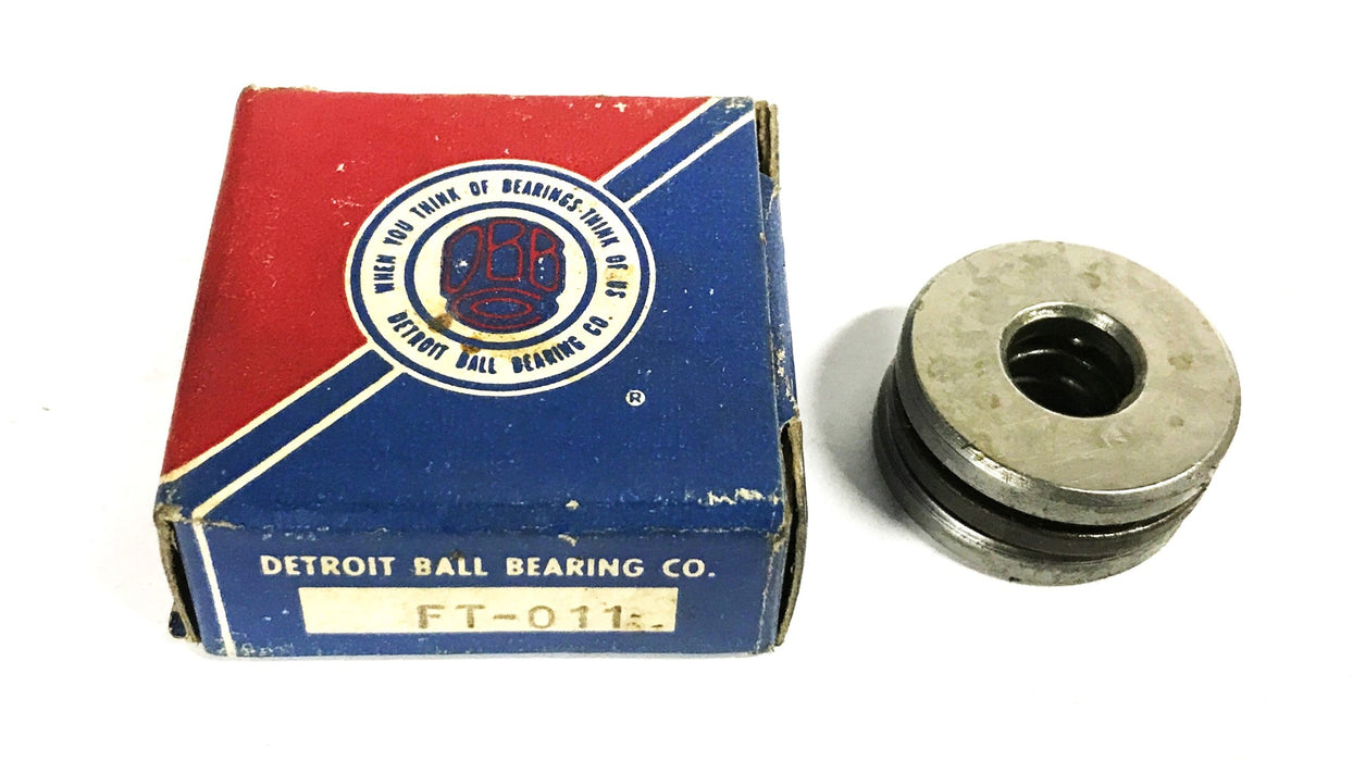 Detroit Ball Bearing 3-Piece Thrust Bearing FT-011 [Lot of 3] NOS