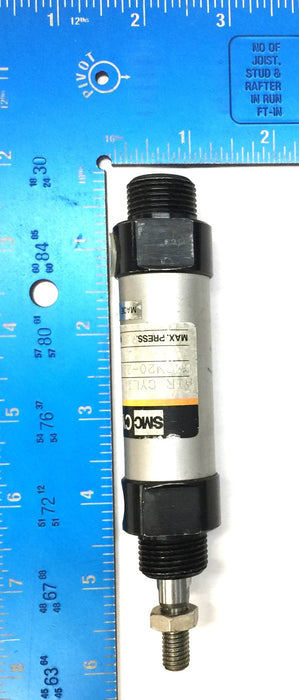 SMC Round Pneumatic Cylinder w/o Mount CMCN20-25 NOS