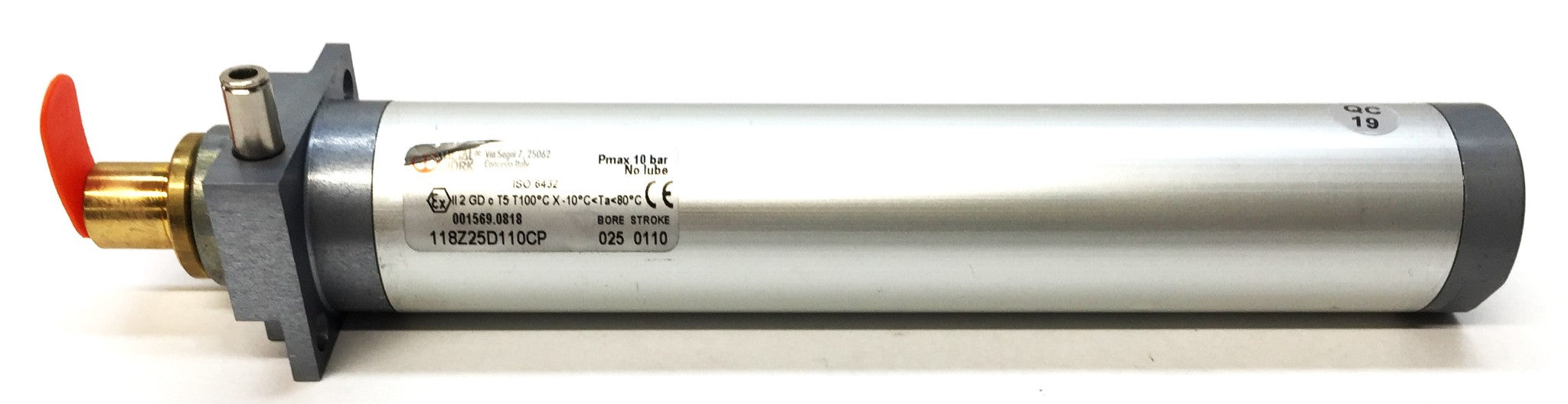 Metal Work Pneumatic Round Pneumatic Cylinder 118Z25D110CP (001569.0818) NOS