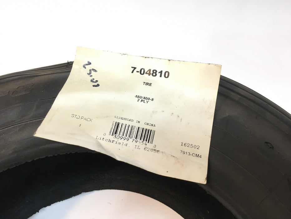 DELI TIRE 4.80/4.00-8 2-PLY 480/400-8 WHEEL BARROW 7-04810 NOS