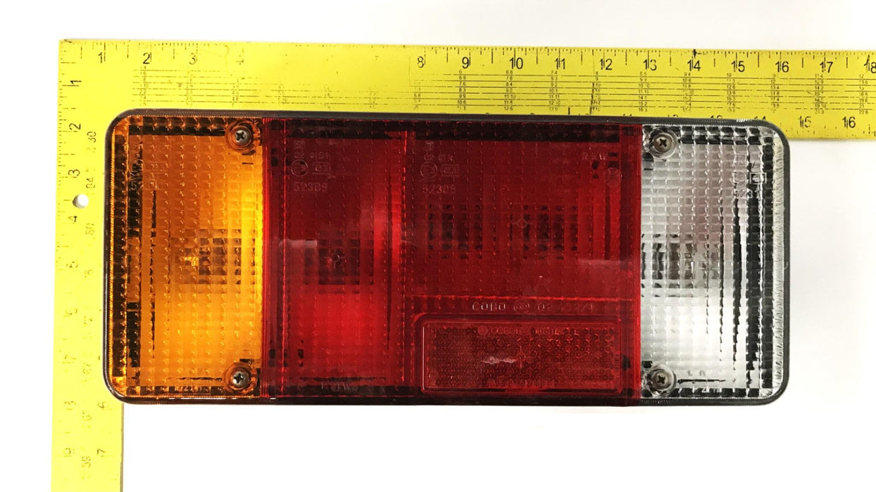 Volvo OEM 11-3/4" x 5" Amber/Red/Clear Left Taillight Assembly TL-68913 NOS