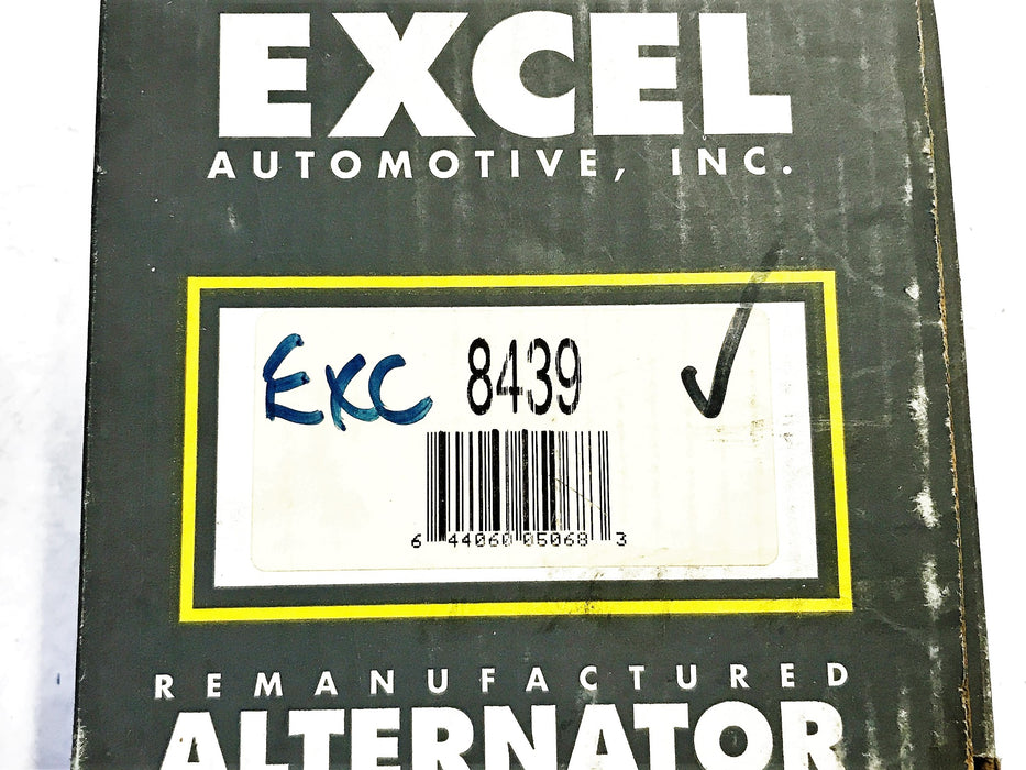 Excel Remanufactured Alternator 8439 NOS