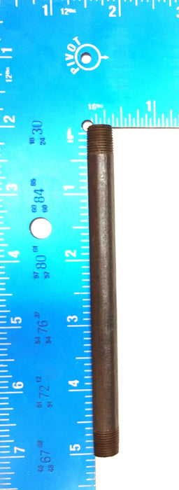 Unbranded 1/8" x 5" Black Iron Nipple [Lot of 7] NOS