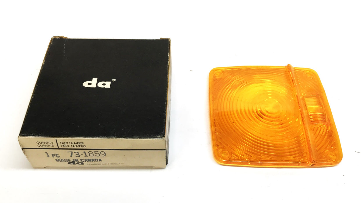 Dominion Automotive 4-1/2 inch Amber Replacement Lens 73-1859 [Lot of 2] NOS