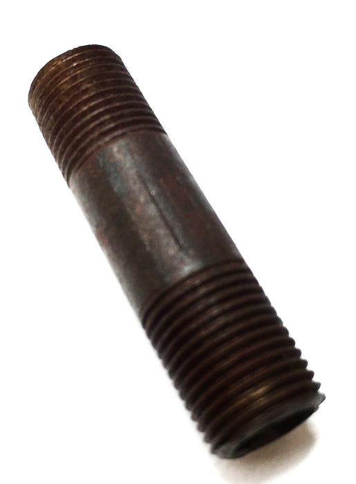 Unbranded 1/8" x 1-1/2" Black Iron Nipple [Lot of 11] NOS
