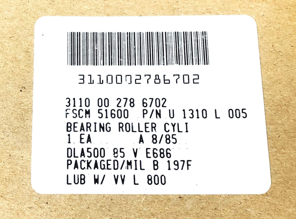 Rollway Cylindrical Roller Bearing U1310HC NOS