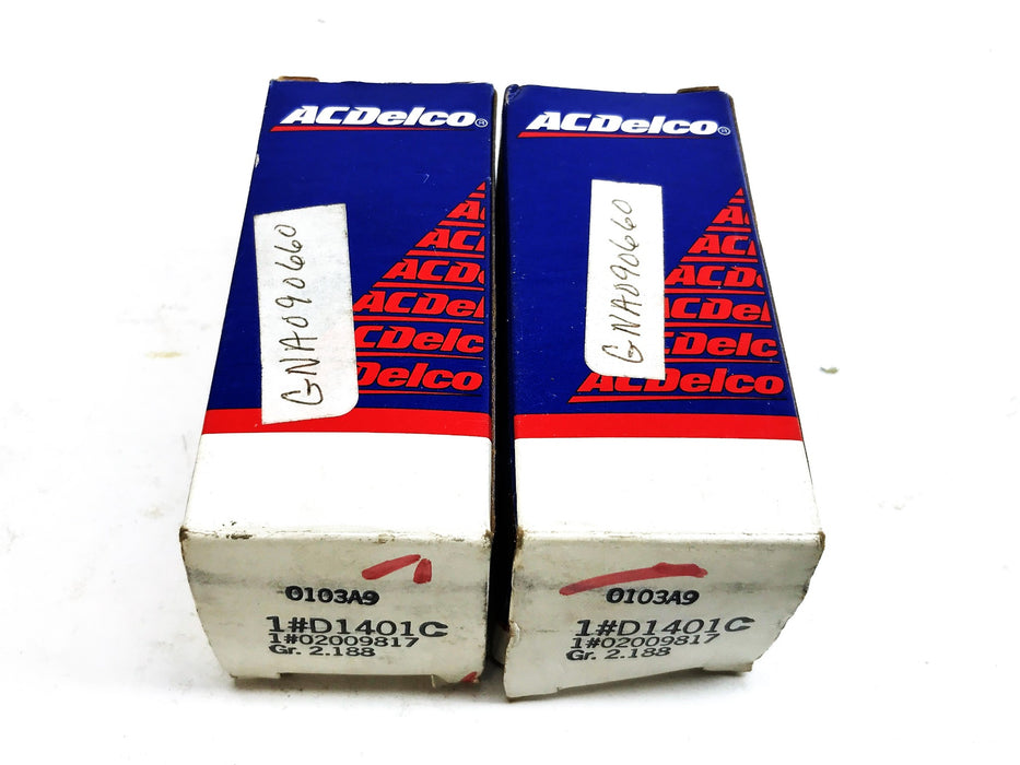 ACDelco GM Cylinder Assembly with 2 Keys D1401C [Lot of 2] NOS