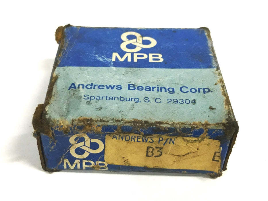 Andrews Thrust Ball Bearing B-3 [Lot of 2] NOS