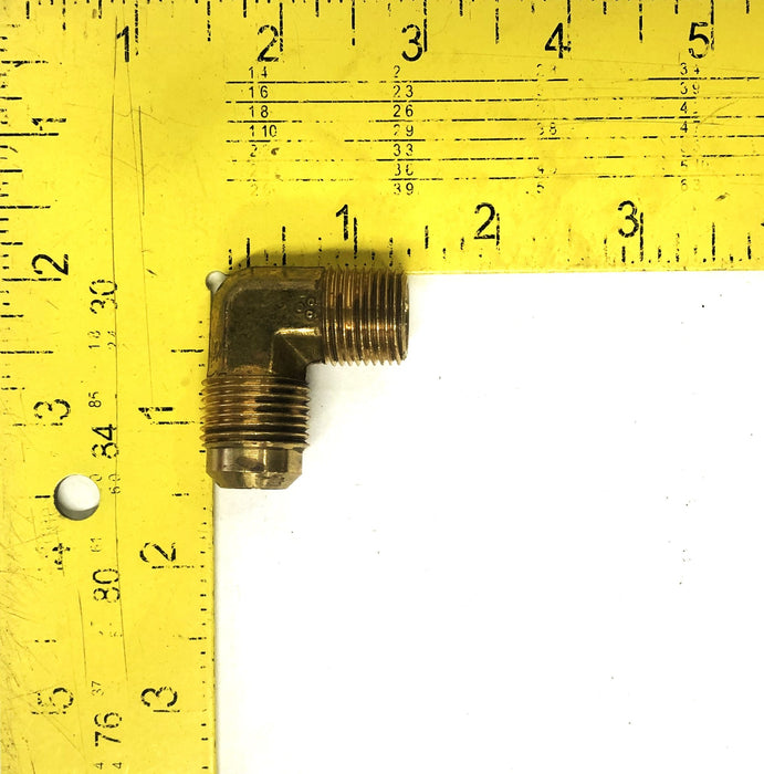 Anderson Metals 1/2X3/8 Inch Brass Elbow Fitting 408 [Lot of 9] NOS