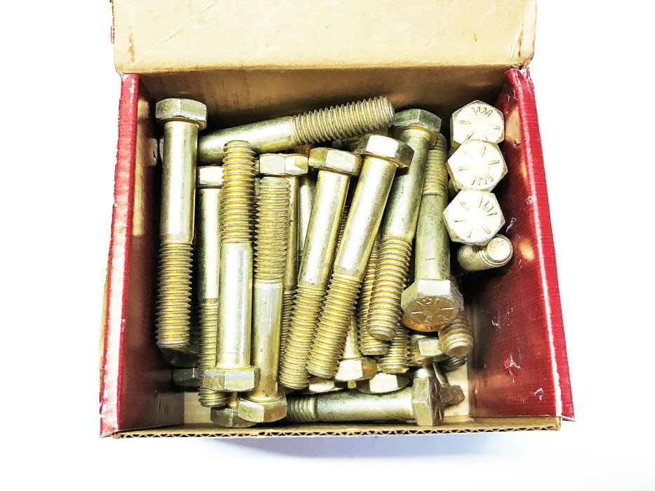 PFC 3/8â€-16 x 2-1/2â€ Hex Head Cap Screws Grade 8 80-2626-452 [Lot of 49] NOS
