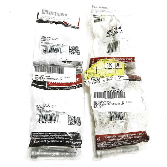 Motorcraft Brake Caliper Pin Kit BKCOE-4 (6X2Z-2C150-A) [Lot of 4] NOS