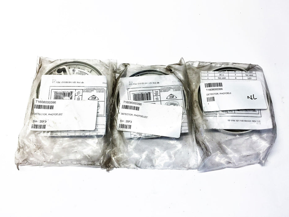 Chubb Edwards Fire Alarm Detector Base 501-145100-0-01 [Lot of 3] NOS