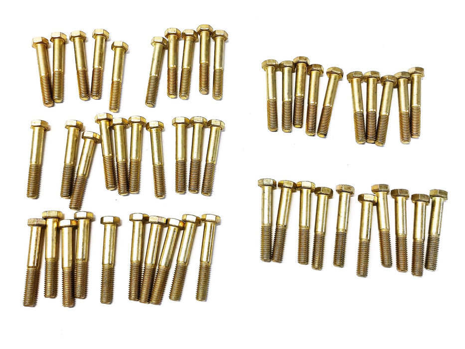 PFC 3/8â€-16 x 2-1/2â€ Hex Head Cap Screws Grade 8 80-2626-452 [Lot of 50] NOS