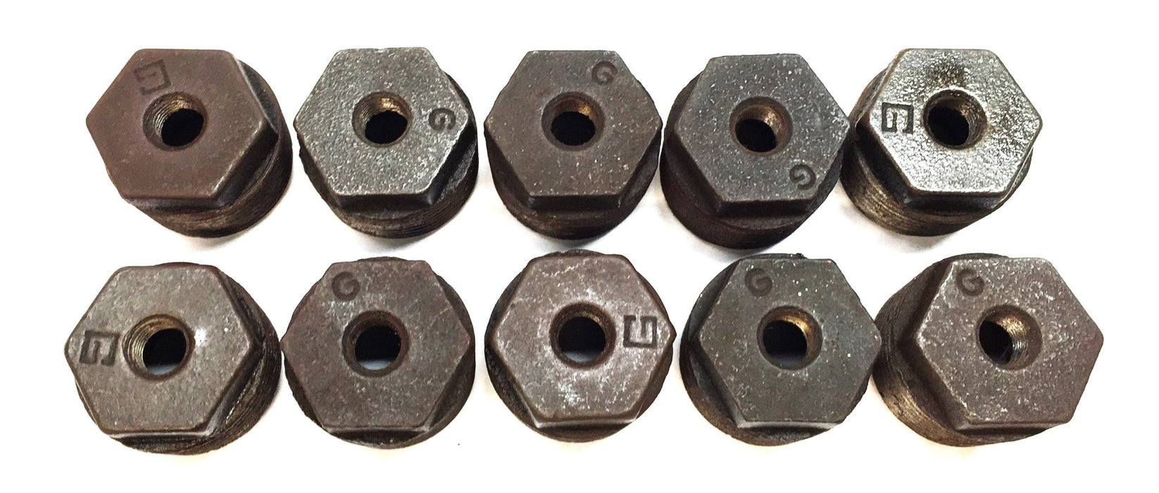 Unbranded 1" x 1/8" Black Iron Bushing [Lot of 10] NOS