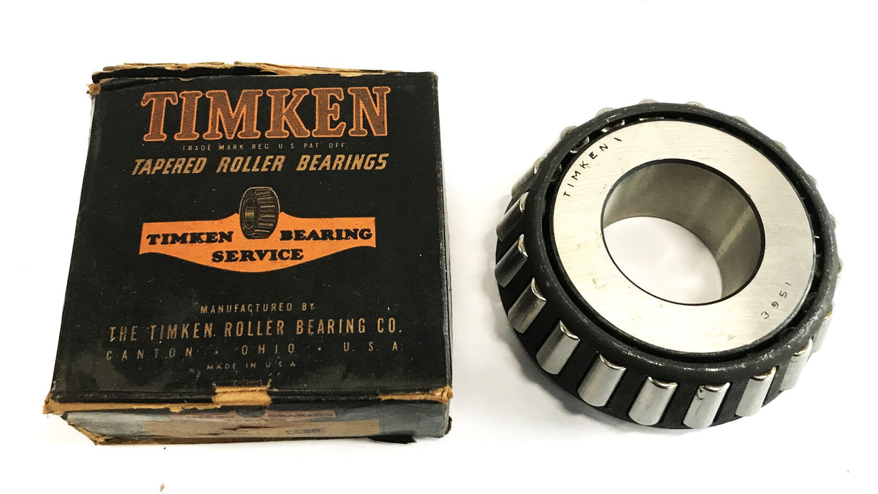 Timken Tapered Roller Bearing 3951 NOS