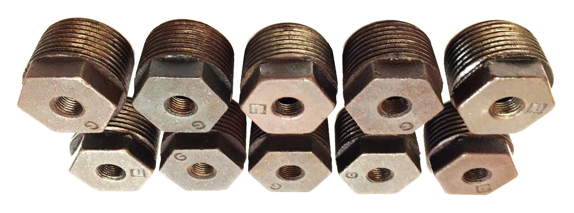 Unbranded 1" x 1/8" Black Iron Bushing [Lot of 10] NOS