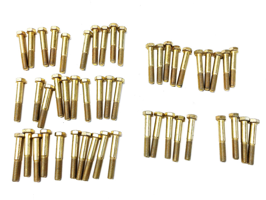 PFC 3/8â€-16 x 2-1/2â€ Hex Head Cap Screws Grade 8 80-2626-452 [Lot of 49] NOS