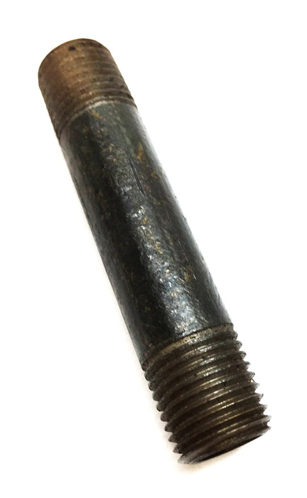 Unbranded 1/4" x 2-1/2" Black Iron Nipple [Lot of 10] NOS