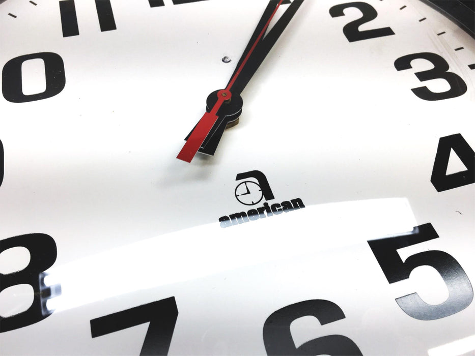 American 12 Inch RD/DDC QTZ Wall Clock E92BADD301CE NOS