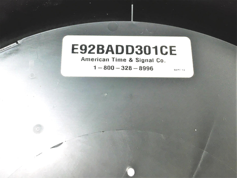 American 12 Inch RD/DDC QTZ Wall Clock E92BADD301CE NOS