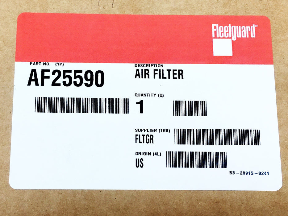 Fleetguard Air Filter AF25590 [Lot of 2] NOS