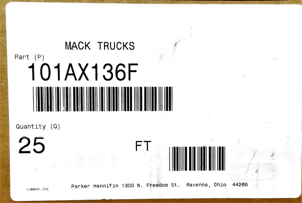 Mack 24 Inch Length Tubing 101AX136F [Lot of 2] NOS