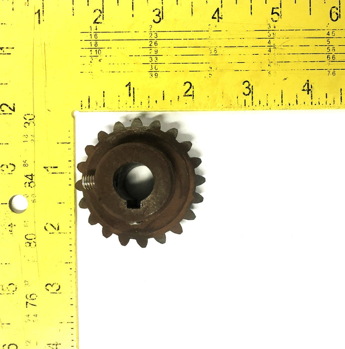 Unbranded 20 Tooth 1.18X2.12 Inch OD 0.58 Inch Bore Gear 200057 USED