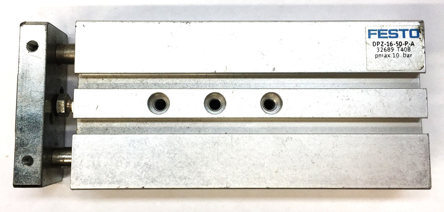 Festo Dual Piston Rod Pneumatic Air Cylinder DPZ-16-50-P-A (32689) NOS
